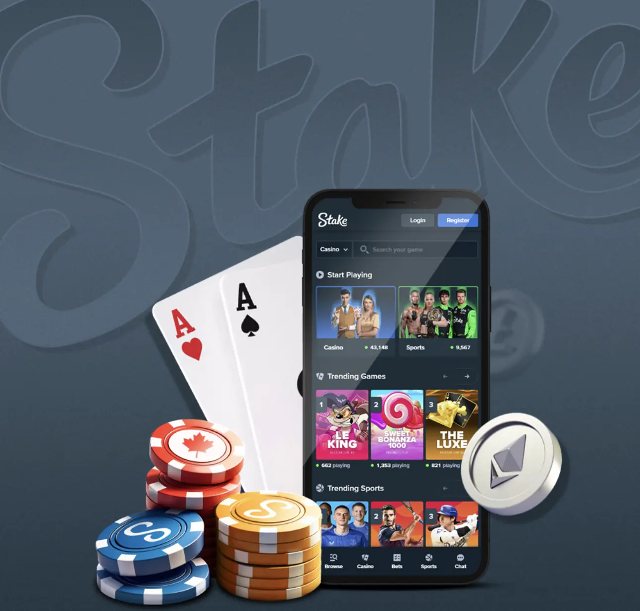 Kaasino App Banner met promotionele aanbiedingen